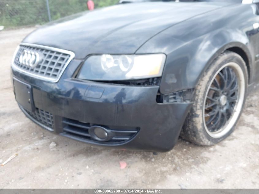 2005 Audi S4 VIN: WUARL48HX5K900757 Lot: 39862780