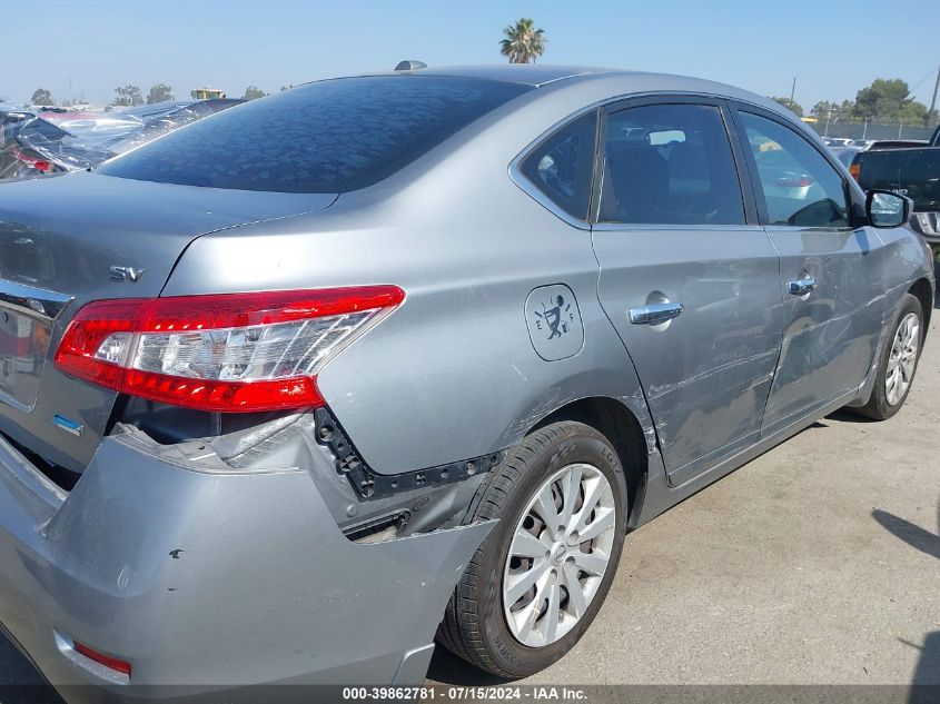 2014 Nissan Sentra Sv VIN: 3N1AB7AP3EY310095 Lot: 39862781