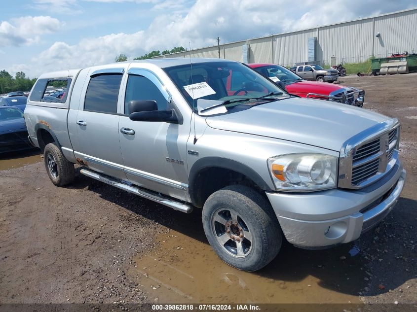 2008 Dodge Ram 1500 Laramie VIN: 3D7KS19D98G203593 Lot: 39862818