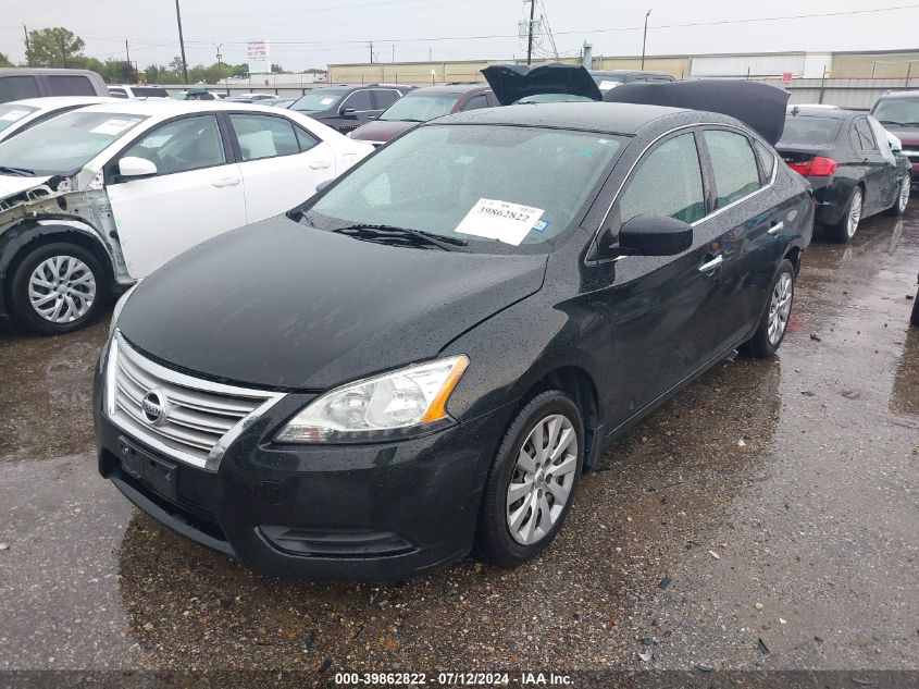 2014 Nissan Sentra Sv VIN: 3N1AB7AP7EL630338 Lot: 39862822