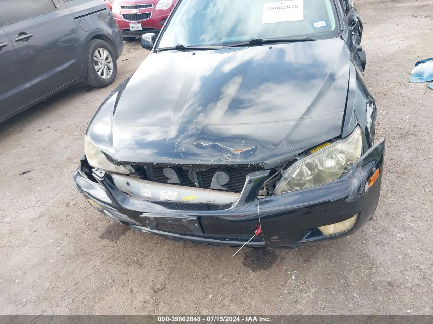 2001 Lexus Is 300 VIN: JTHBD182910018594 Lot: 39862848