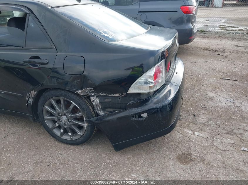 2001 Lexus Is 300 VIN: JTHBD182910018594 Lot: 39862848