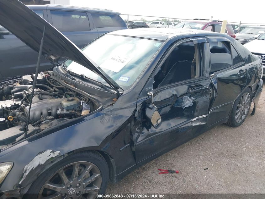 2001 Lexus Is 300 VIN: JTHBD182910018594 Lot: 39862848