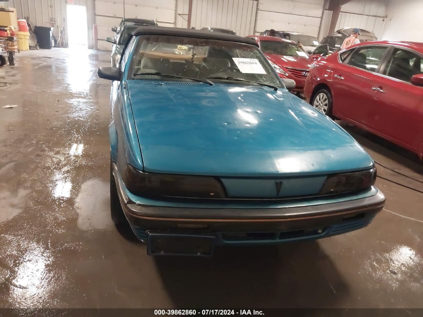 1991 Pontiac Sunbird Le VIN: 1G2JB34K5M7625121 Lot: 39862860