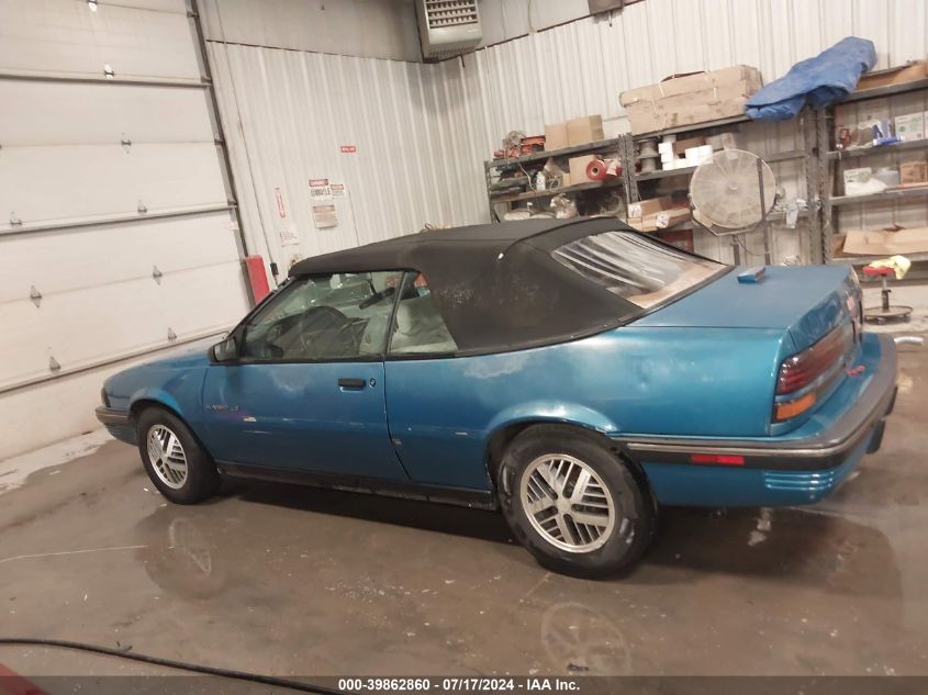 1991 Pontiac Sunbird Le VIN: 1G2JB34K5M7625121 Lot: 39862860