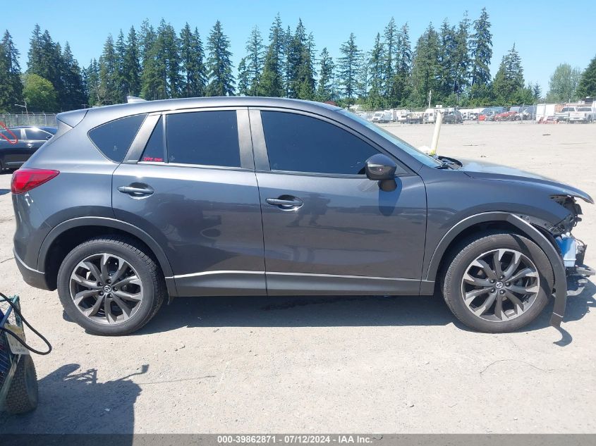 2016 Mazda Cx-5 Grand Touring VIN: JM3KE4DY0G0621032 Lot: 39862871