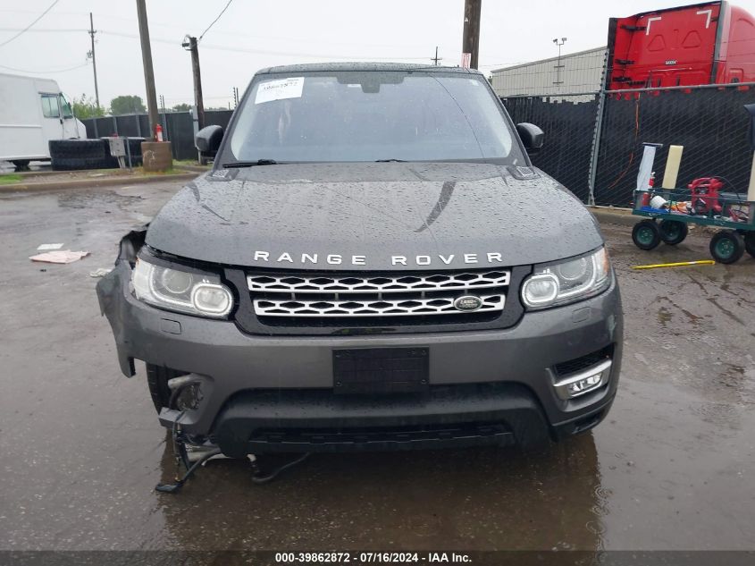 2016 Land Rover Range Rover Sport Hse VIN: SALWR2VF2GA580647 Lot: 39862872