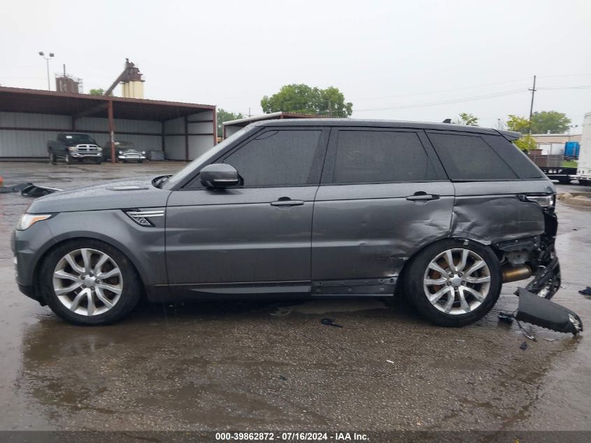 2016 Land Rover Range Rover Sport Hse VIN: SALWR2VF2GA580647 Lot: 39862872