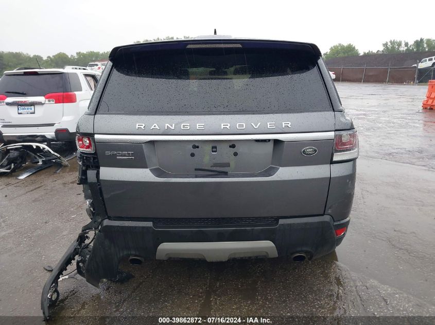 2016 Land Rover Range Rover Sport Hse VIN: SALWR2VF2GA580647 Lot: 39862872