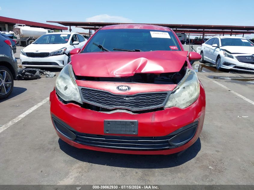 2014 Kia Rio Lx VIN: KNADM4A32E6414811 Lot: 39862930