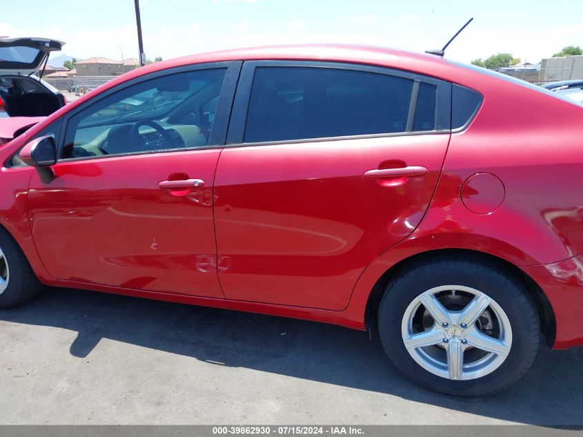 2014 Kia Rio Lx VIN: KNADM4A32E6414811 Lot: 39862930