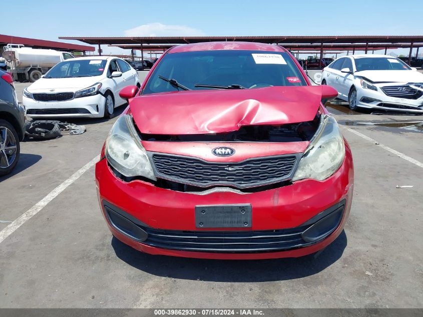 2014 Kia Rio Lx VIN: KNADM4A32E6414811 Lot: 39862930