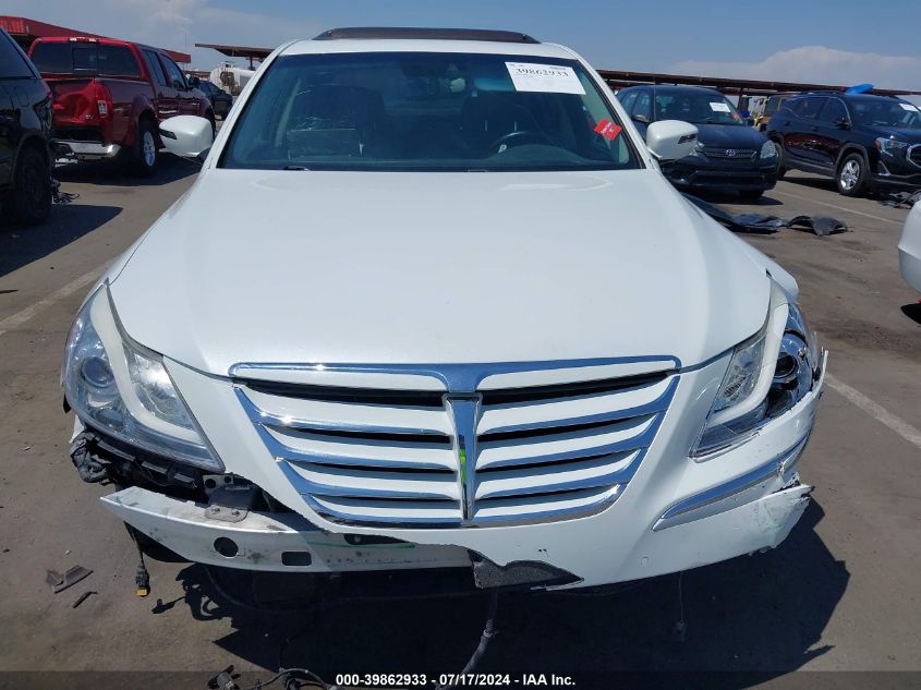 2012 Hyundai Genesis 5.0 VIN: KMHGC4DHXCU179976 Lot: 39862933