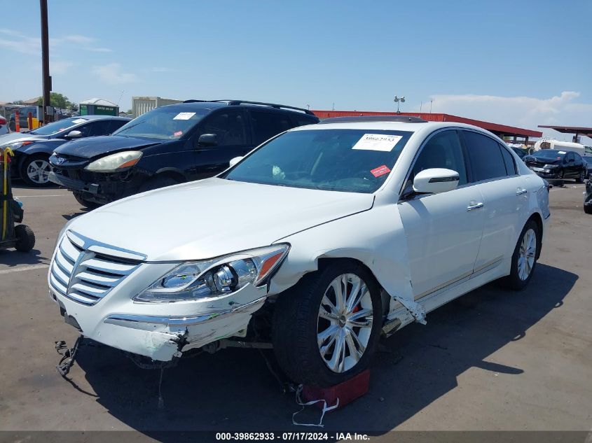 2012 Hyundai Genesis 5.0 VIN: KMHGC4DHXCU179976 Lot: 39862933