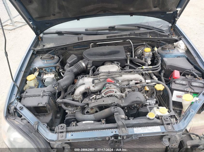2005 Subaru Legacy 2.5I VIN: 4S3BP616257378720 Lot: 39862957