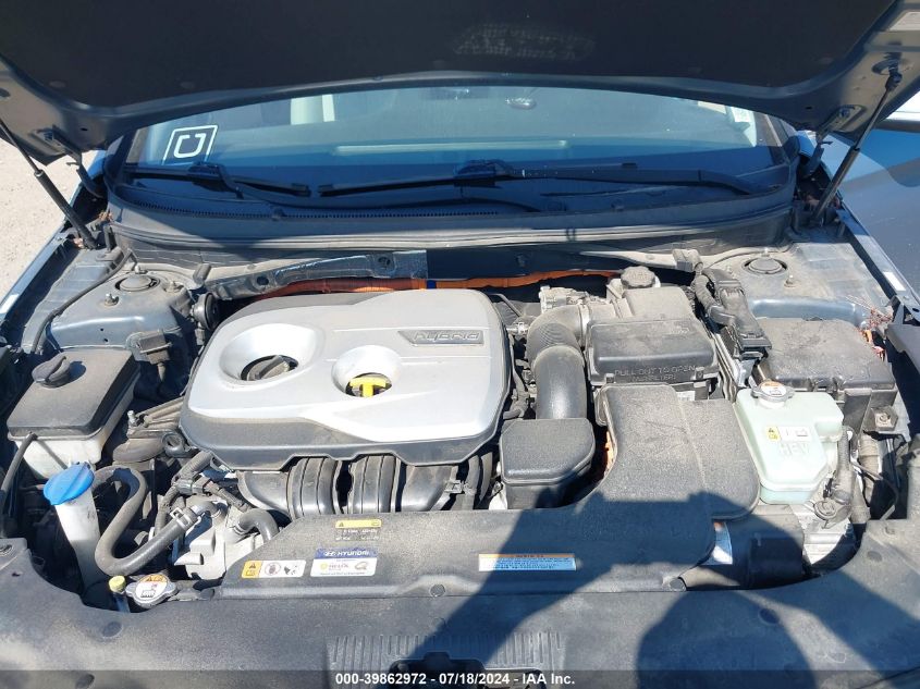 2016 Hyundai Sonata Hybrid Hybrid/Se VIN: KMHE24L17GA029085 Lot: 39862972