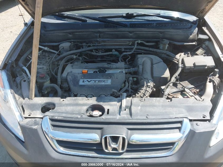 2004 Honda Cr-V Ex VIN: JHLRD78854C035087 Lot: 39863000