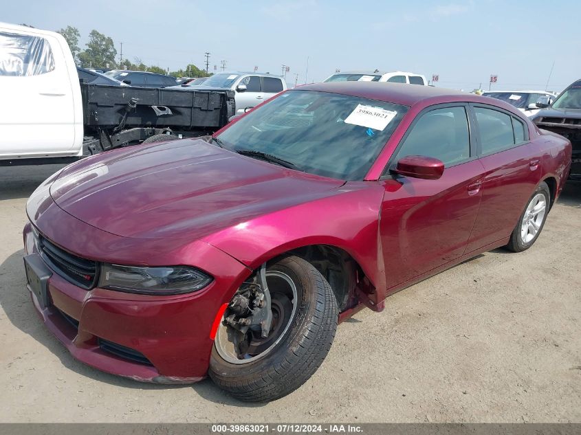 2020 Dodge Charger Sxt Rwd VIN: 2C3CDXBG8LH117995 Lot: 39863021