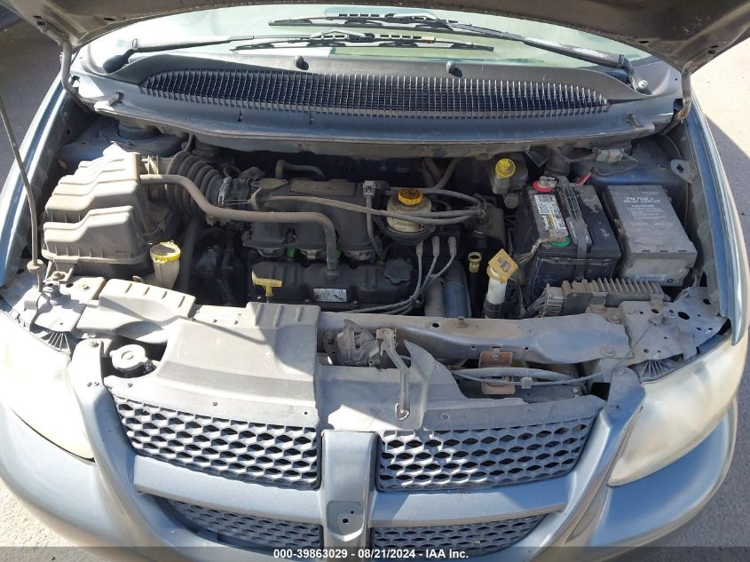 2002 Dodge Grand Caravan Se VIN: 1B4GP24372B655965 Lot: 39863029