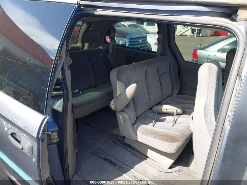 2002 Dodge Grand Caravan Se VIN: 1B4GP24372B655965 Lot: 39863029