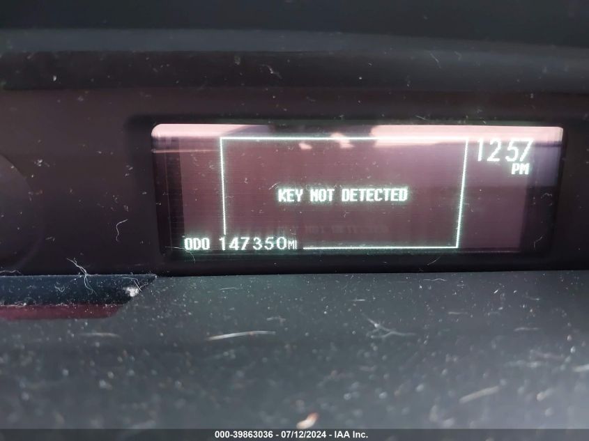 2010 Toyota Prius I VIN: JTDKN3DU7A0067379 Lot: 39863036