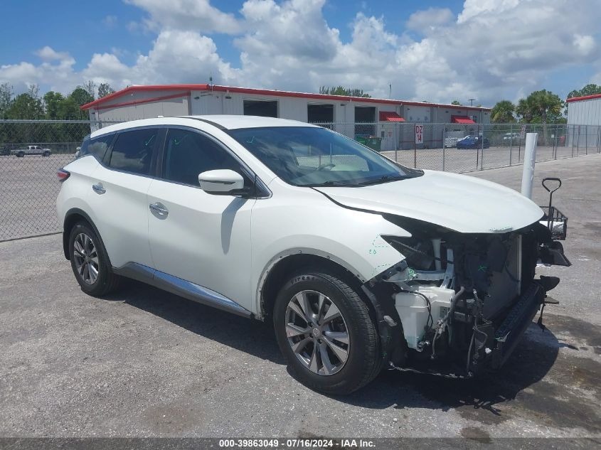 2016 Nissan Murano S VIN: 5N1AZ2MG2GN157258 Lot: 39863049