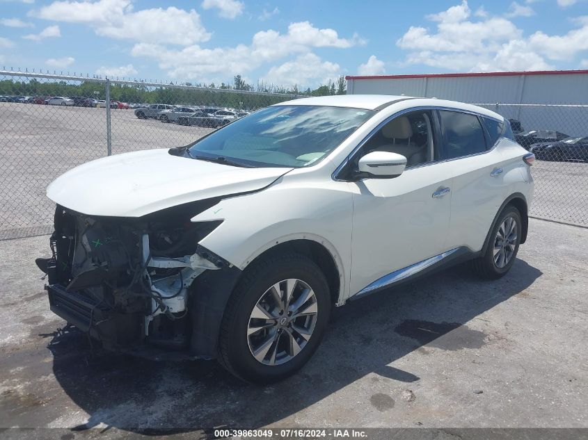 2016 Nissan Murano S VIN: 5N1AZ2MG2GN157258 Lot: 39863049