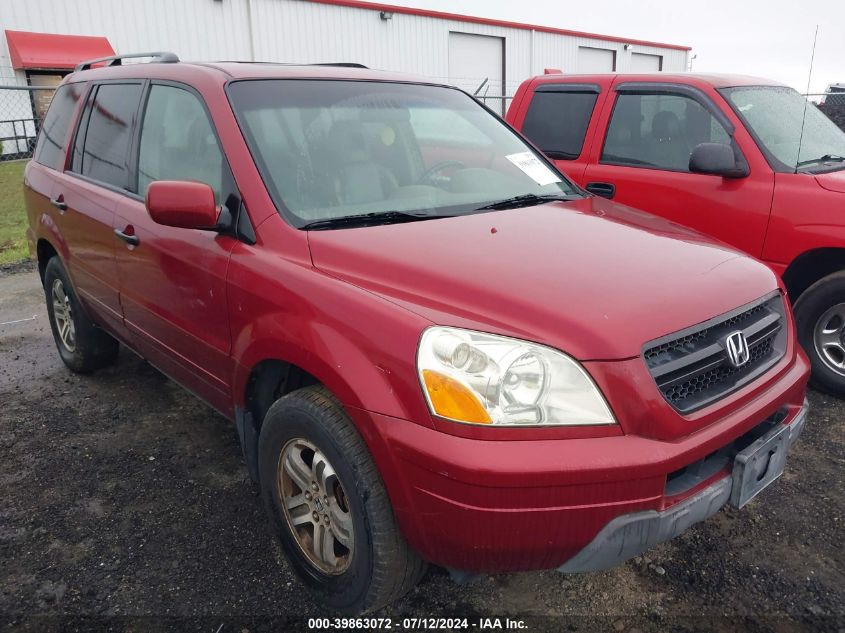 2005 Honda Pilot Ex-L VIN: 5FNYF18545B059939 Lot: 39863072