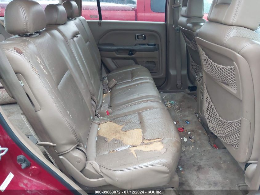 2005 Honda Pilot Ex-L VIN: 5FNYF18545B059939 Lot: 39863072