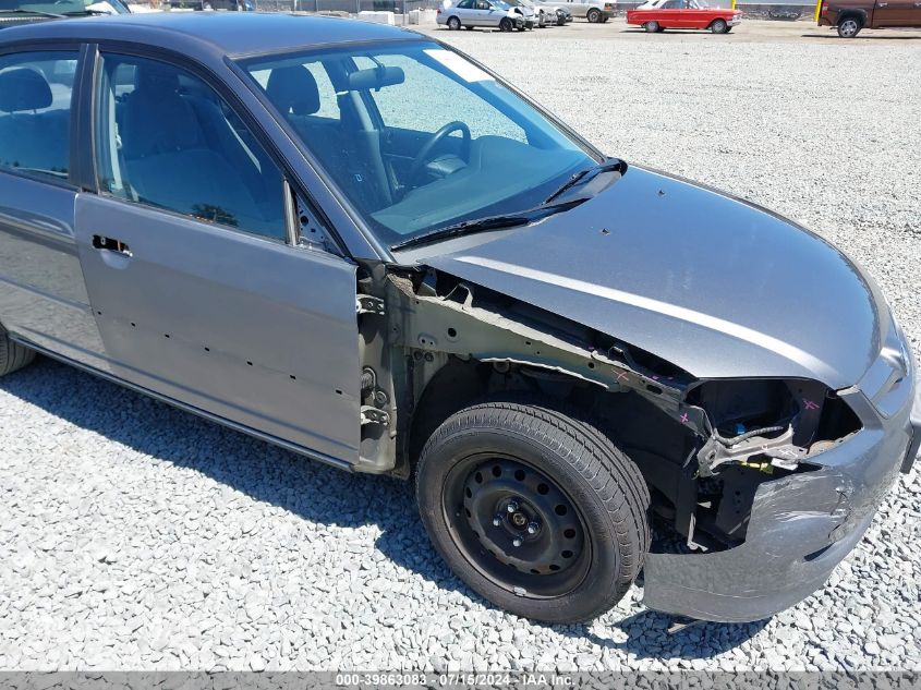 2004 Honda Civic Lx VIN: 2HGES16644H624338 Lot: 39863083