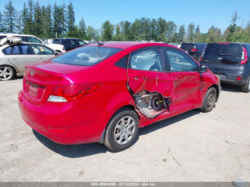 VIN KMHCT4AE5DU413046 2013 Hyundai Accent, Gls no.4