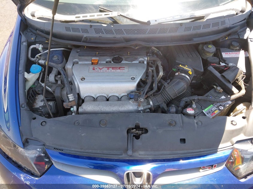 2008 Honda Civic Si VIN: 2HGFG215X8H700368 Lot: 39863127