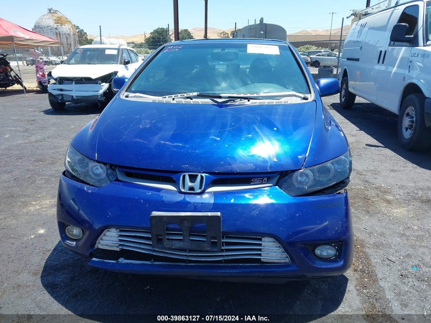 2008 Honda Civic Si VIN: 2HGFG215X8H700368 Lot: 39863127