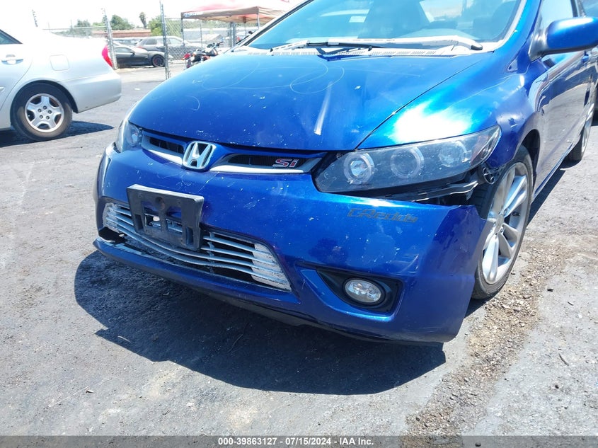 2008 Honda Civic Si VIN: 2HGFG215X8H700368 Lot: 39863127