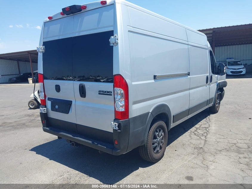 2023 Ram Promaster 2500 High Roof 159 Wb VIN: 3C6LRVDG6PE554207 Lot: 39863146
