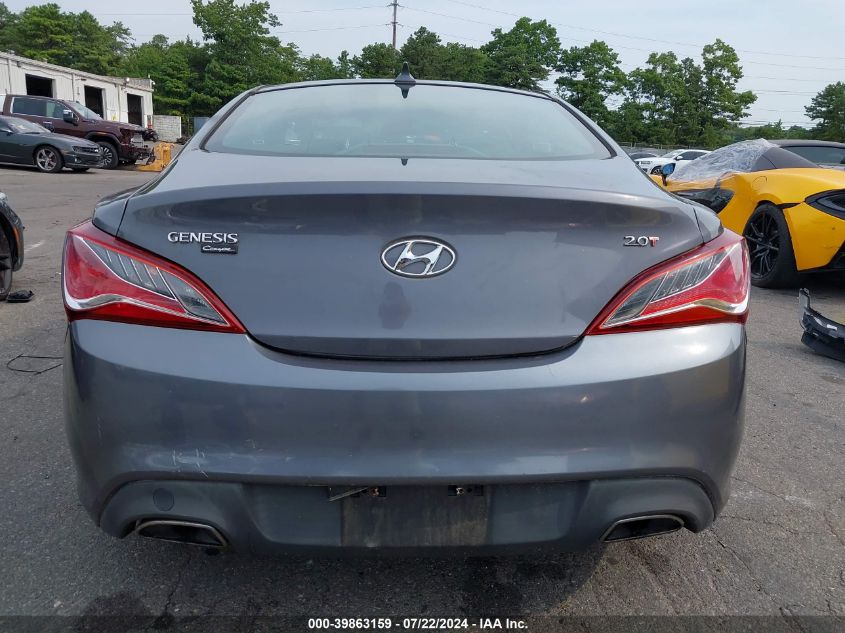 2013 Hyundai Genesis 2.0T VIN: KMHHT6KD8DU111385 Lot: 39863159