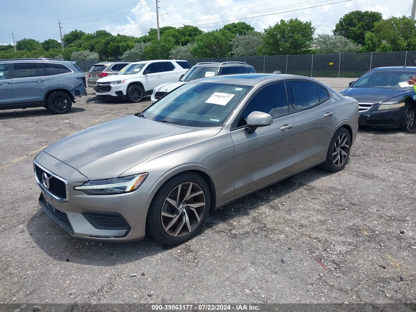 VIN 7JRA22TK7KG011502 2019 VOLVO S60 T6 MOMENTUM