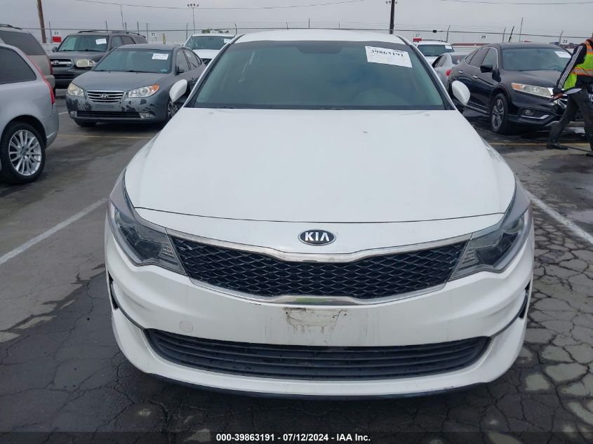 2018 Kia Optima Lx VIN: KNAGT4L36J5216987 Lot: 39863191