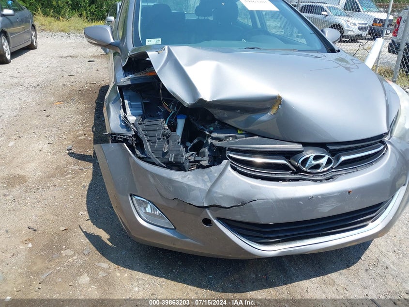 2013 Hyundai Elantra Limited VIN: 5NPDH4AE1DH407264 Lot: 39863203