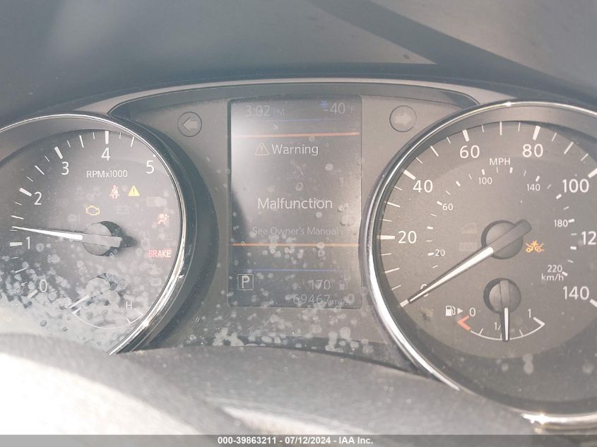 2018 Nissan Rogue Sv VIN: KNMAT2MT2JP562471 Lot: 39863211