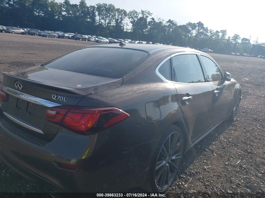 2016 Infiniti Q70L 3.7X VIN: JN1BY1PR3GM720071 Lot: 39863233