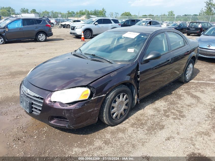 2004 Chrysler Sebring Lx VIN: 1C3EL46R54N181913 Lot: 39863269