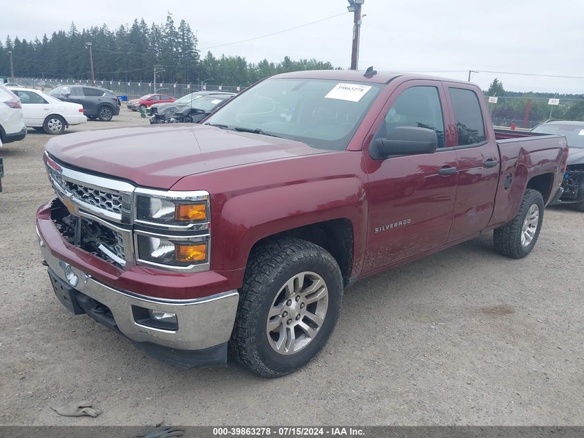 2014 CHEVROLET SILVERADO 1500 K1500 LT - 1GCVKREC3EZ198910