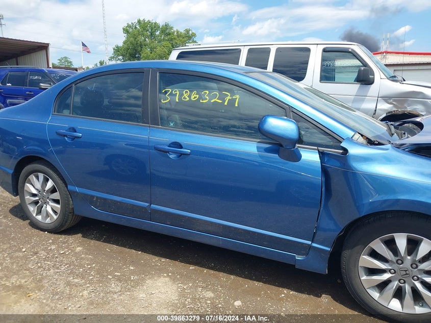 2010 Honda Civic Ex-L VIN: 19XFA1F90AE054992 Lot: 39863279