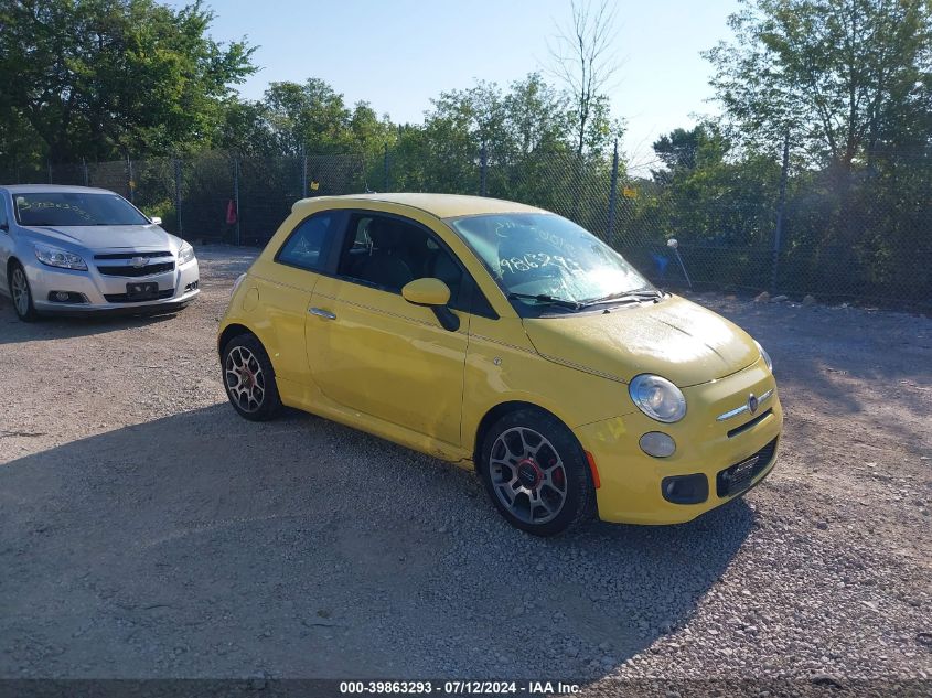 2012 Fiat 500 Sport VIN: 3C3CFFBR0CT211687 Lot: 39863293