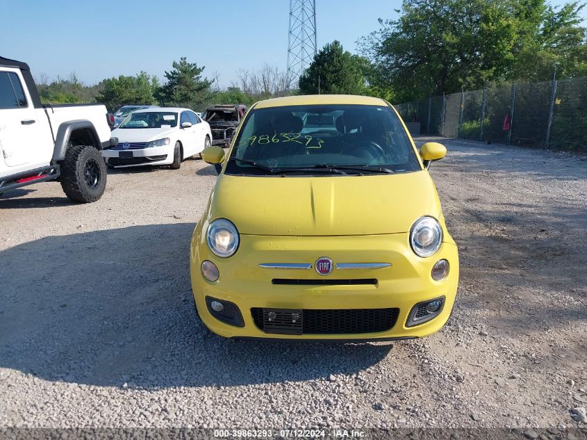 2012 Fiat 500 Sport VIN: 3C3CFFBR0CT211687 Lot: 39863293