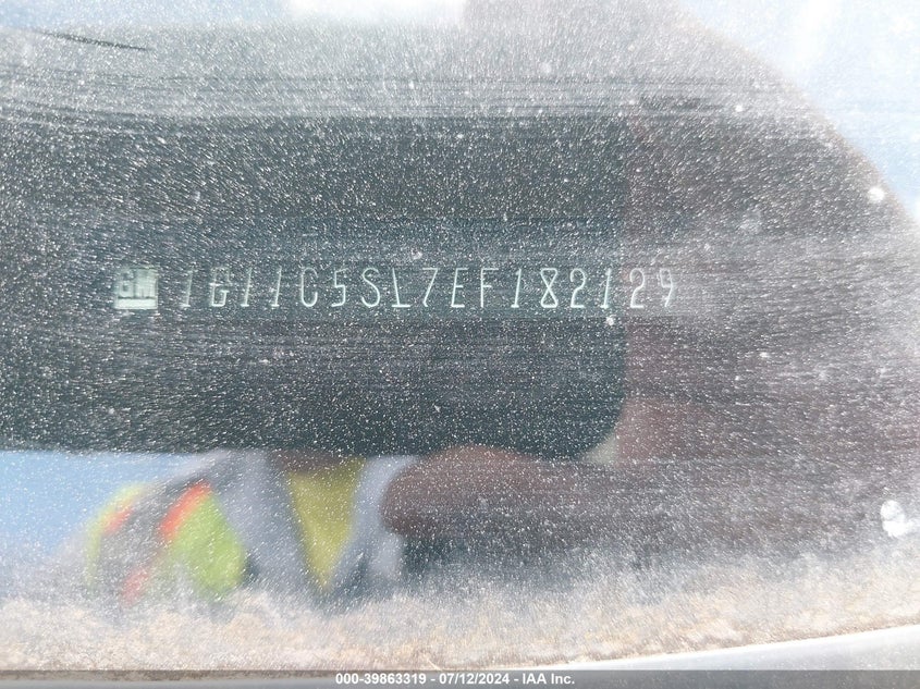 2014 Chevrolet Malibu 1Lt VIN: 1G11C5SL7EF182129 Lot: 39863319