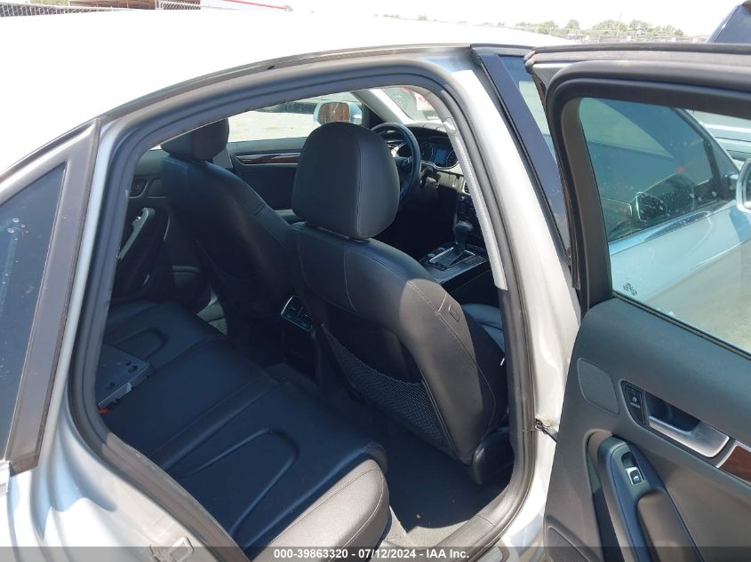 2013 Audi A4 2.0T Premium VIN: WAUFFAFL7DN046401 Lot: 39863320