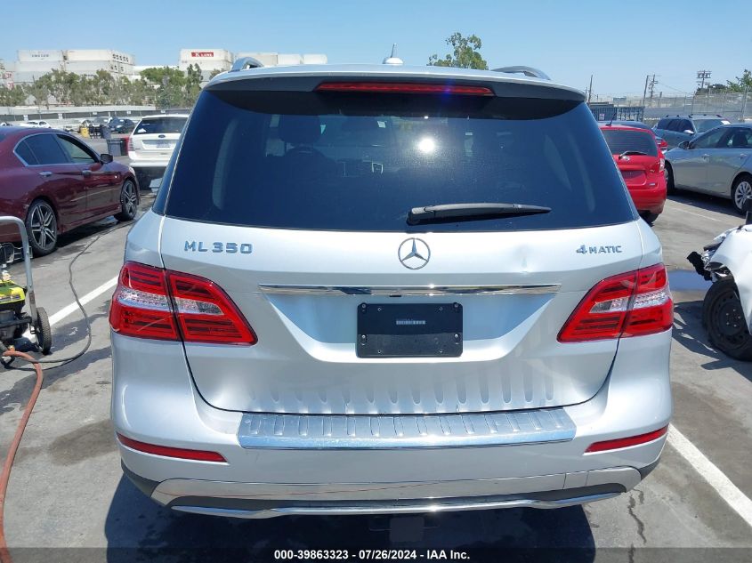 2015 Mercedes-Benz Ml 350 4Matic VIN: 4JGDA5HB0FA584528 Lot: 39863323