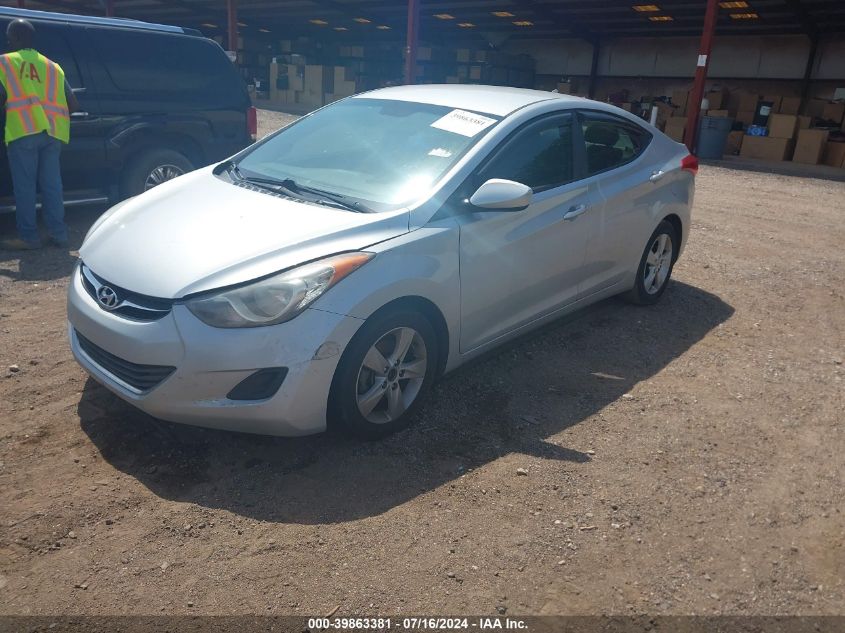 2013 Hyundai Elantra Gls VIN: 5NPDH4AE6DH264781 Lot: 39863381